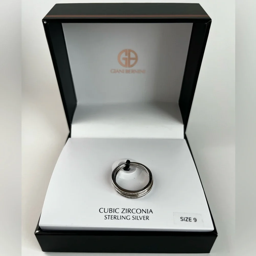 Giani Bernini Silver Cubic Zirconia Ring